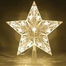 15cm decoração de árvore de natal estrelas luzes brancas quentes decoração de quarto de casa lâmpada led brilhante festival de natal topstar navidad 1.07in