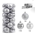 1 caixa 3/4cm bolas de natal enfeites de árvore de natal pendurado pingentes de árvore festa em casa decoração de árvore de natal presentes de ano novo