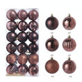 1 caixa 3/4cm bolas de natal enfeites de árvore de natal pendurado pingentes de árvore festa em casa decoração de árvore de natal presentes de ano novo