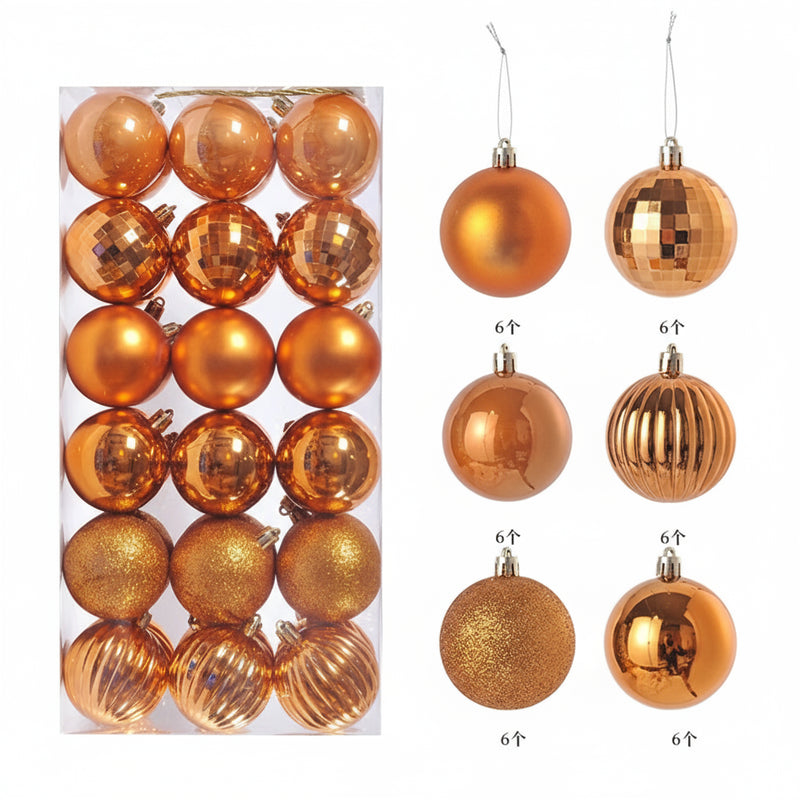 1 caixa 3/4cm bolas de natal enfeites de árvore de natal pendurado pingentes de árvore festa em casa decoração de árvore de natal presentes de ano novo