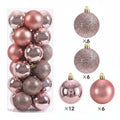 1 caixa 3/4cm bolas de natal enfeites de árvore de natal pendurado pingentes de árvore festa em casa decoração de árvore de natal presentes de ano novo