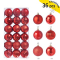 1 caixa 3/4cm bolas de natal enfeites de árvore de natal pendurado pingentes de árvore festa em casa decoração de árvore de natal presentes de ano novo