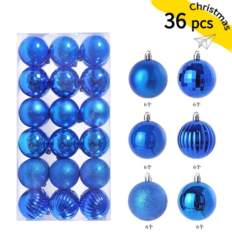 1 caixa 3/4cm bolas de natal enfeites de árvore de natal pendurado pingentes de árvore festa em casa decoração de árvore de natal presentes de ano novo