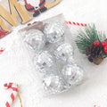 6cm 1 caixa bola de natal decoração de natal árvore de natal ornamentos pendentes decoração para casa navidad ano novo 2025 fontes de festa