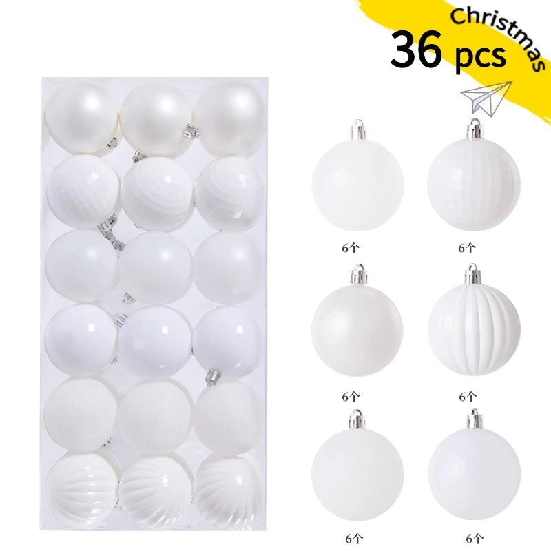 1 caixa 3/4cm bolas de natal enfeites de árvore de natal pendurado pingentes de árvore festa em casa decoração de árvore de natal presentes de ano novo