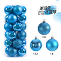 1 caixa 3/4cm bolas de natal enfeites de árvore de natal pendurado pingentes de árvore festa em casa decoração de árvore de natal presentes de ano novo
