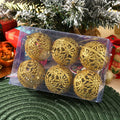 6cm 1 caixa bola de natal decoração de natal árvore de natal ornamentos pendentes decoração para casa navidad ano novo 2025 fontes de festa