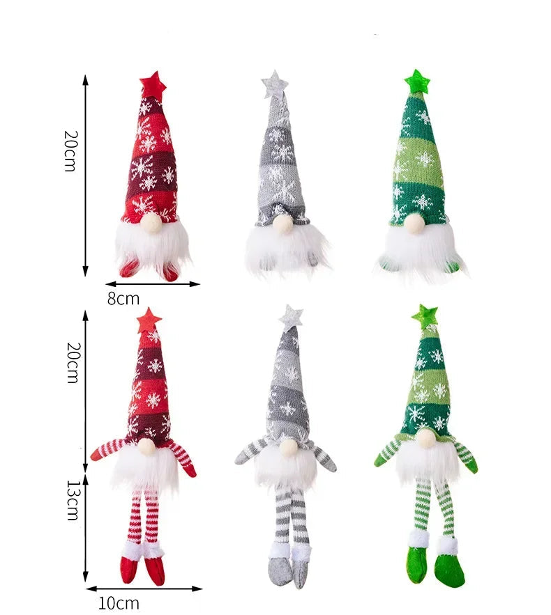 Boneco Duende Natalino de Pelúcia com LED – Enfeite Decorativo