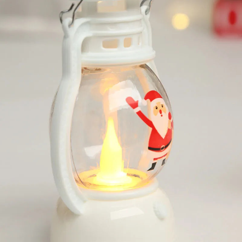 Lanterna Natalina com LED Luz Quente