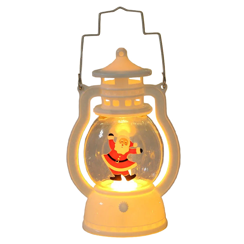 Lanterna Natalina com LED Luz Quente