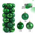 1 caixa 3/4cm bolas de natal enfeites de árvore de natal pendurado pingentes de árvore festa em casa decoração de árvore de natal presentes de ano novo