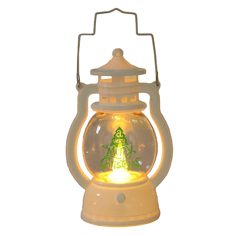 Lanterna Natalina com LED Luz Quente