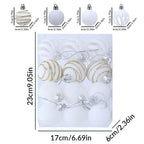 6/12 pçs veludo árvore de natal pendurado bolas 6cm reunido bola conjunto break-resistant ornamentos para casa feriado festa de casamento decoração