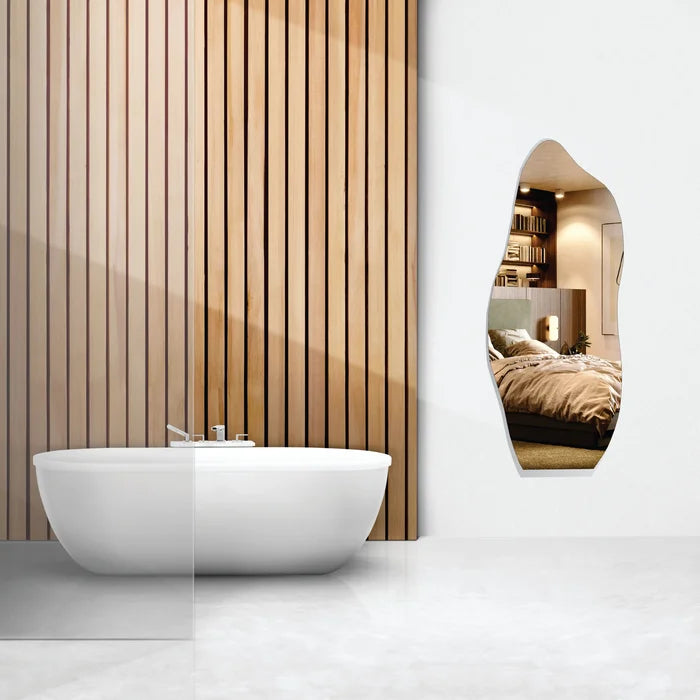 Espelho Grande Corpo Inteiro 170x70 Orgânico Luxo Decoração Quarto Sala