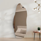 Espelho Grande Corpo Inteiro 170x70 Orgânico Luxo Decoração Quarto Sala