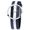 Relógio de Quartzo Impermeável com pulseira de couro genuíno super elegante relógio